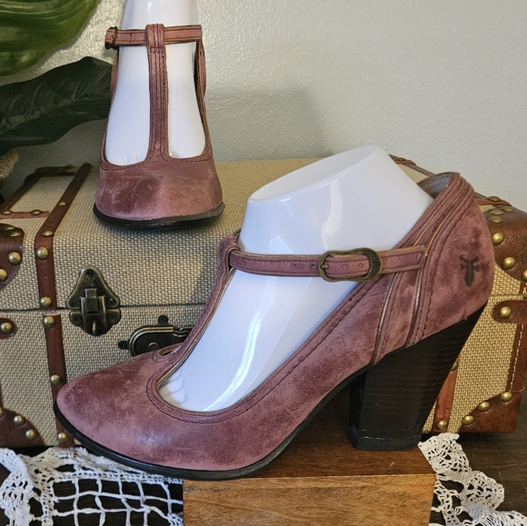 Frye Shoes - FRYE Betty Strap Block Heels!